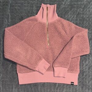 PINK Victoria's Secret Pink Teddy Jacket Fleece Pullover